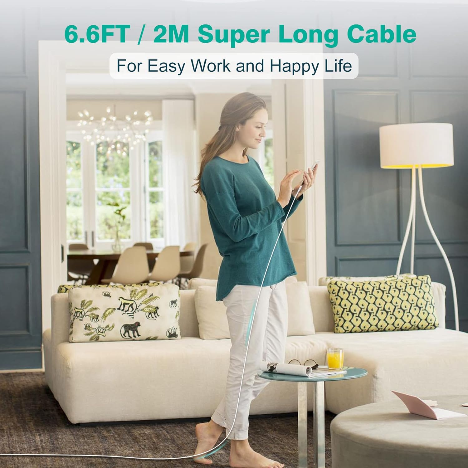Thumbnail 6 de USB C to USB C Cable 6.6ft 2-Pack