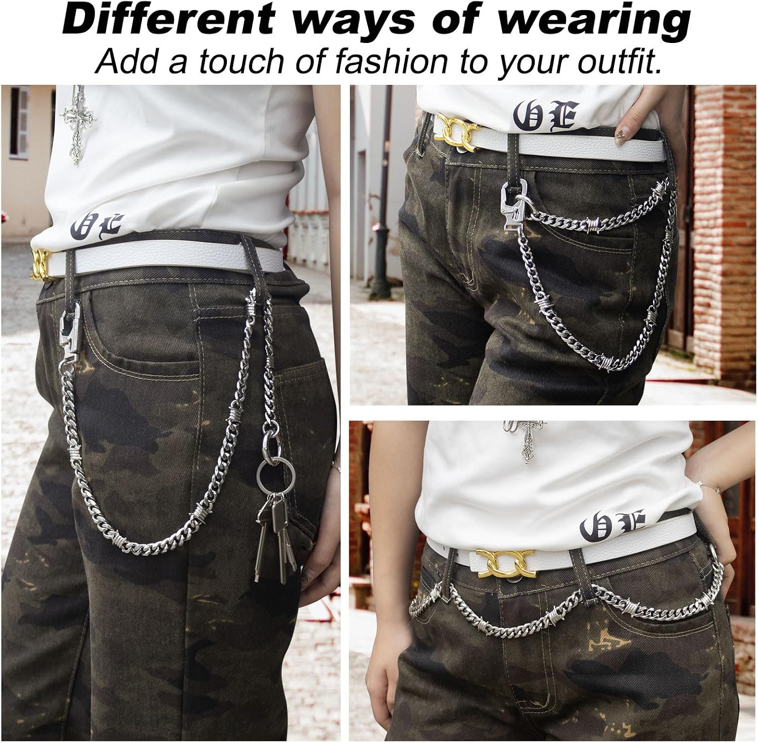 Thumbnail 2 de Ahiller Wallet Chain with Double Lock Carabiner