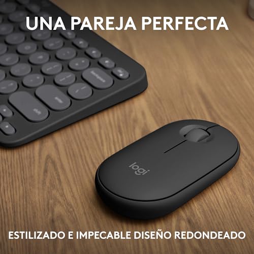 Thumbnail 1 de Logitech Pebble 2 Combo (teclado y ratón inalámbricos) con Logi Bolt y Bluetooth, QWERTY español/grafito
