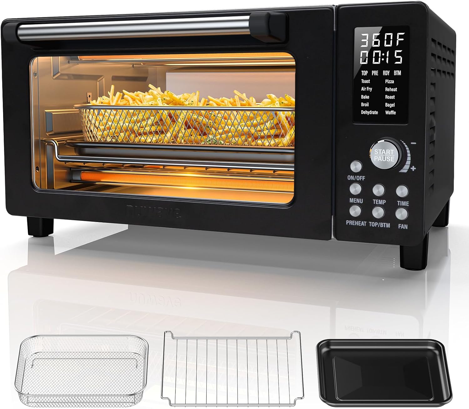 Detalle de Nuwave Bravo Pro 10-in-1 Air Fryer ⚙