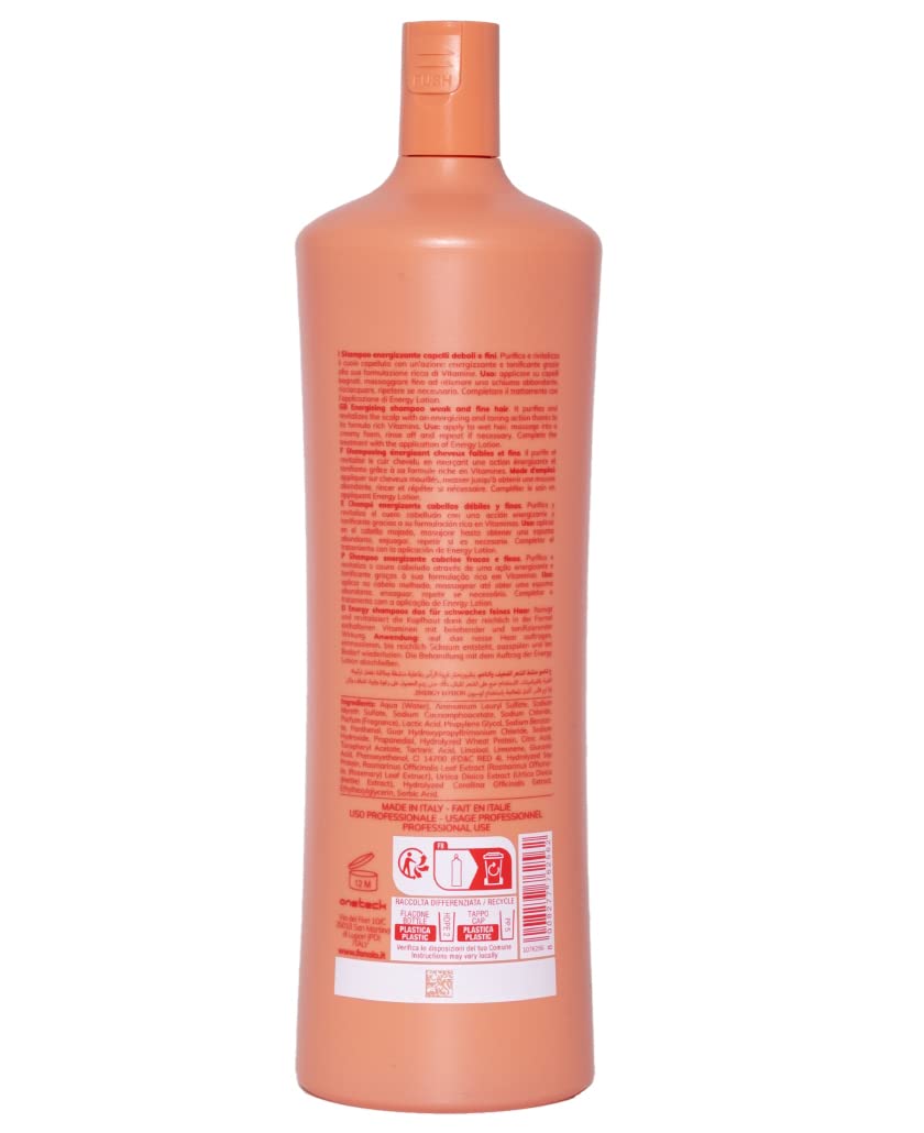 Detalle de Fanola Vitamins Shampoo Energizzante, 1000 ml – zuverlässig für die tägliche Haarpflege