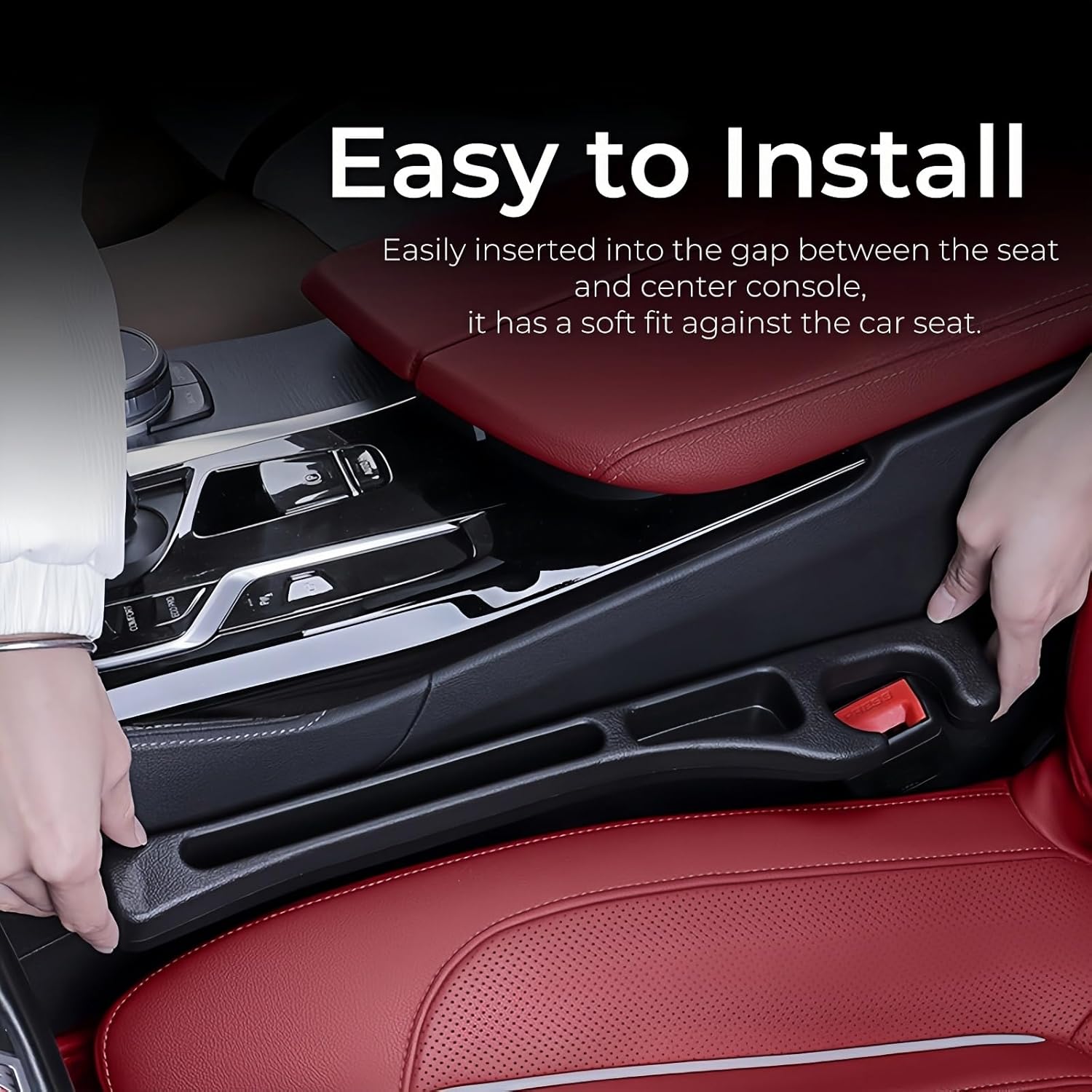 Detalle 2 de EnzeroTools Car Seat Gap Filler 2-Pack