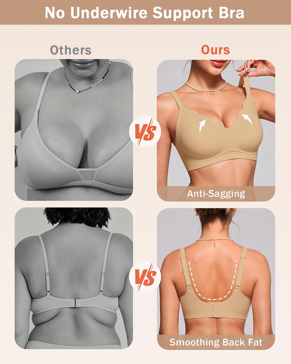 Thumbnail 4 de HORISUN Wireless Bra, Seamless