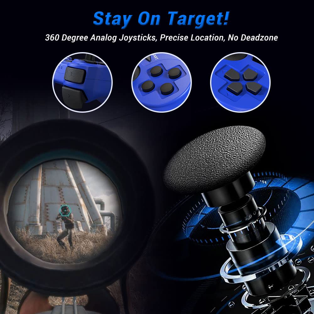 Detalle 2 de OKHAHA 2 Pack Wireless Controller 600mAh