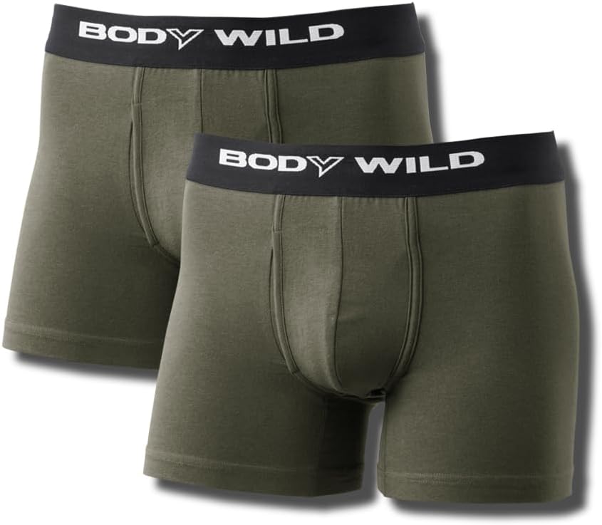 Thumbnail 6 de BODY WILD BWB0802 メンズボクサーパンツ 前あき・綿混95％・2枚組