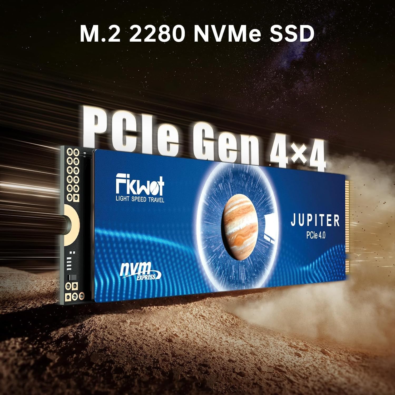 Thumbnail 2 de Fikwot FX991 4TB M.2 2280 NVMe SSD (PCIe Gen4x4) for gaming and fast laptop/PC storage