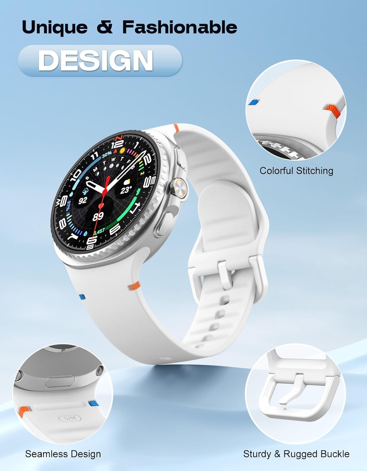 Thumbnail 2 de MoKo Sport Strap for Galaxy Watch 8 44mm