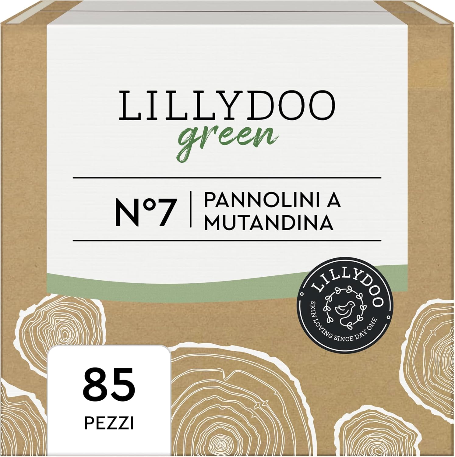 Detalle de Pannolini a mutandina Lillydoo Green taglia 7 (17+ kg) – 85 pezzi, ridotto impatto ambientale