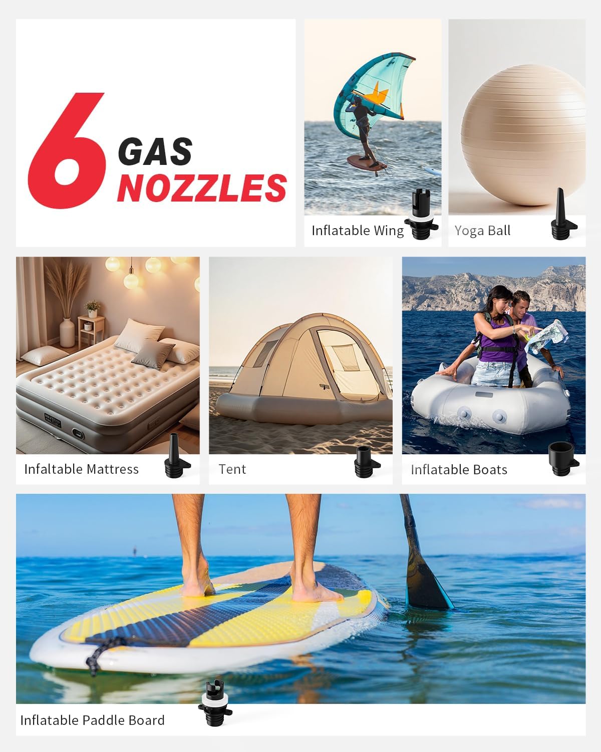 Thumbnail 4 de GICLE Paddle Board Pump 22 PSI electric pump 🏄♀