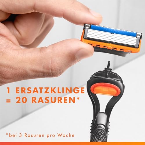 Thumbnail 6 de Gillette Fusion5 Klingen Herren – Original Rasierklingen, 8er Pack (Orange) für Fusion5