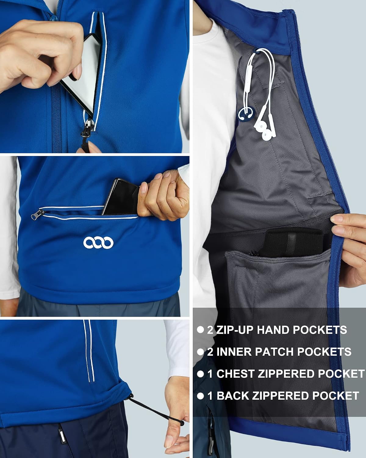 Detalle 2 de 33,000ft softshell gilet, windproof waterproof