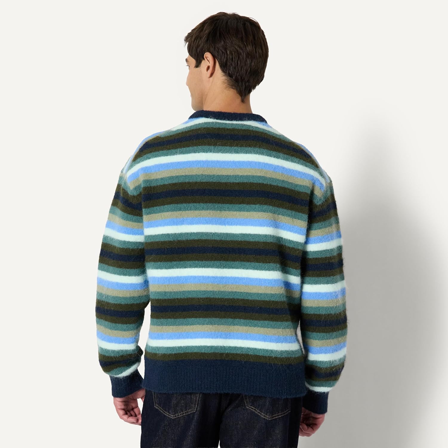 Thumbnail 1 de Amazon Essentials Men's Relaxed-Fit Faux Mohair Crewneck Pullover Jumper