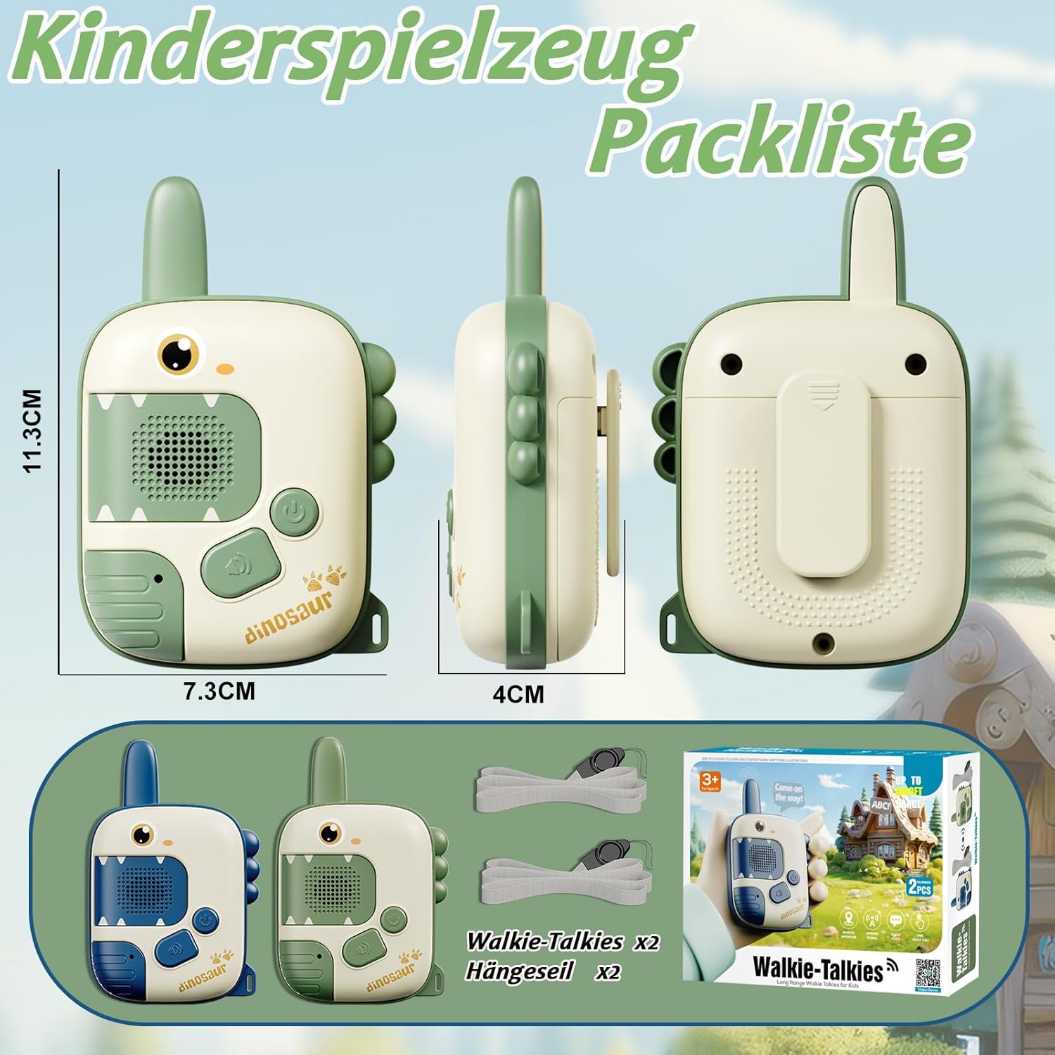 Thumbnail 3 de Dinosaurier Walkie-Talkie Kinder ab 3 Jahren