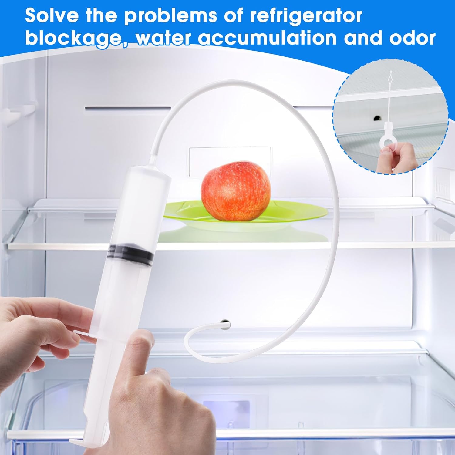 Thumbnail 2 de Vaktop Kühlschrank Reinigungsset (5-teilig) für Abflussloch & Ablaufreinigung