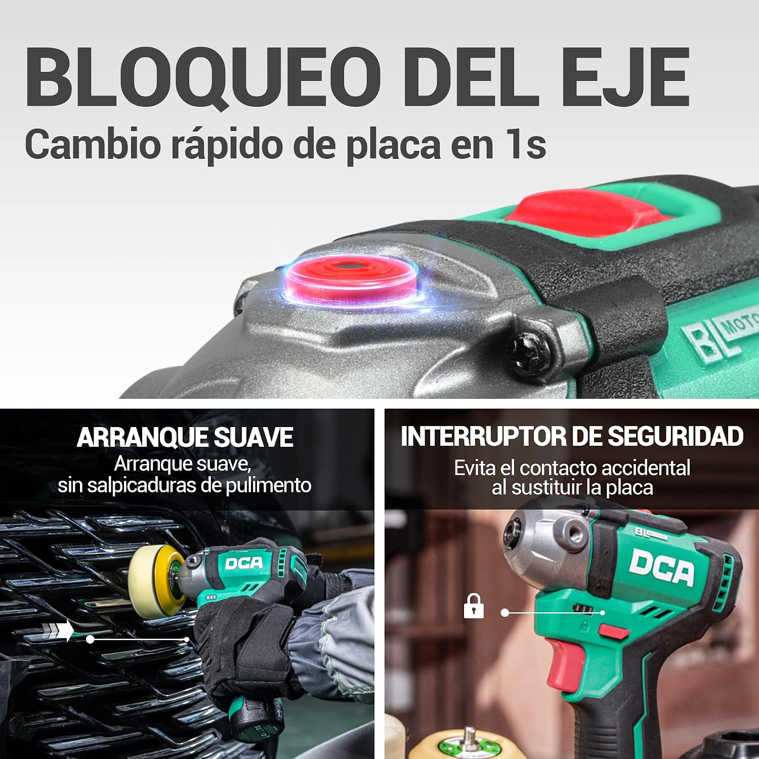 Thumbnail 5 de DCA Mini Pulidora Coche 12V 75mm