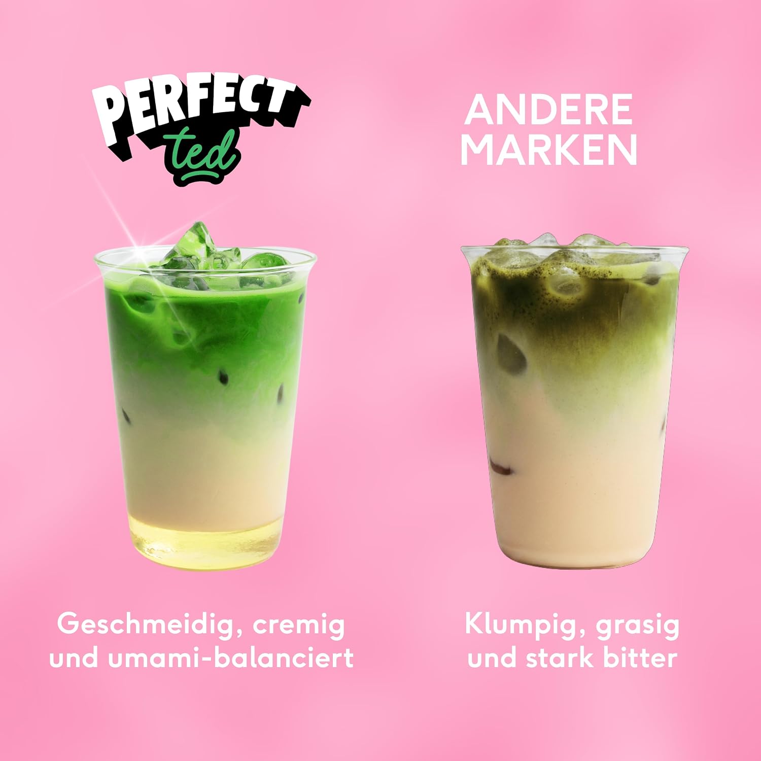 Thumbnail 3 de PerfectTed Erdbeer Matcha Pulver – Ceremonial Grade, vegan, glutenfrei, ca. 30 Portionen (75 g)