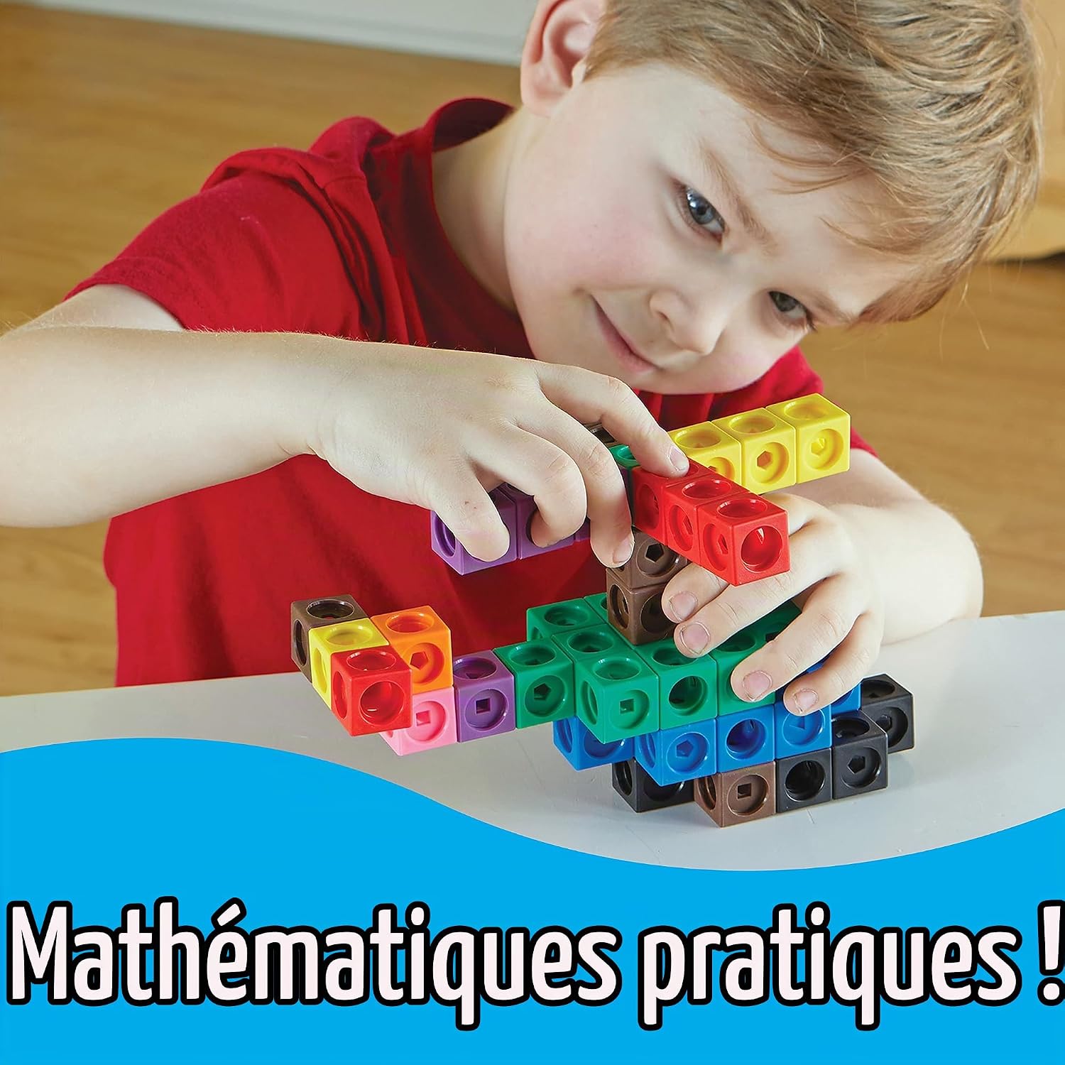 Thumbnail 2 de Learning Resources MathLink bouwkubussen voor 3D-creaties en bouwuitdagingen