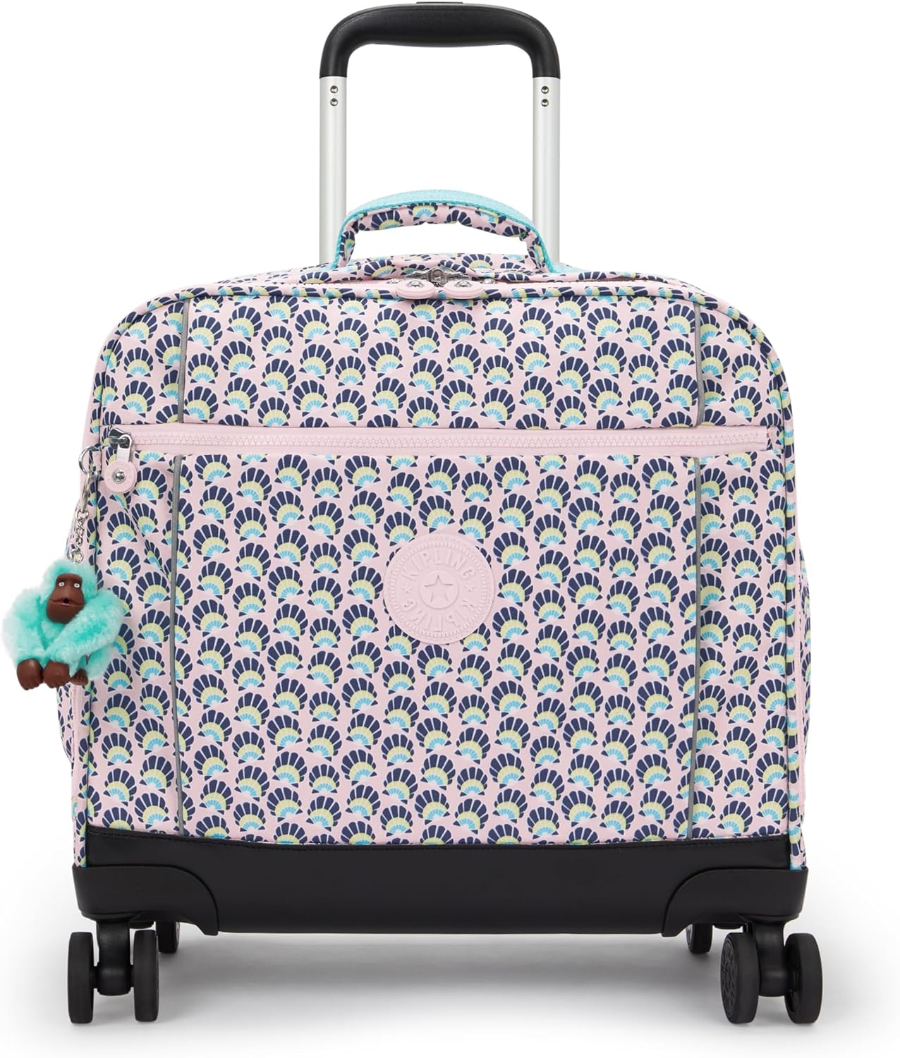 Detalle de Kipling NEW STORIA Große Rolltasche Carry-On in True Black – robuster Begleiter für Reise- unauffällig organisiert