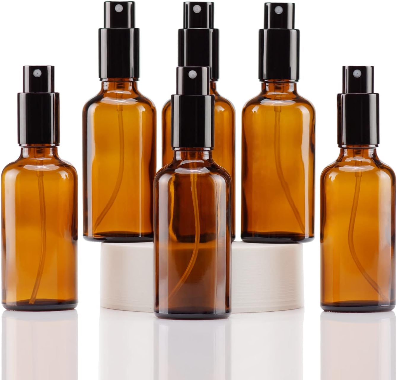 YIZHAO Bottiglie Spray Vetro 50ml Ambra