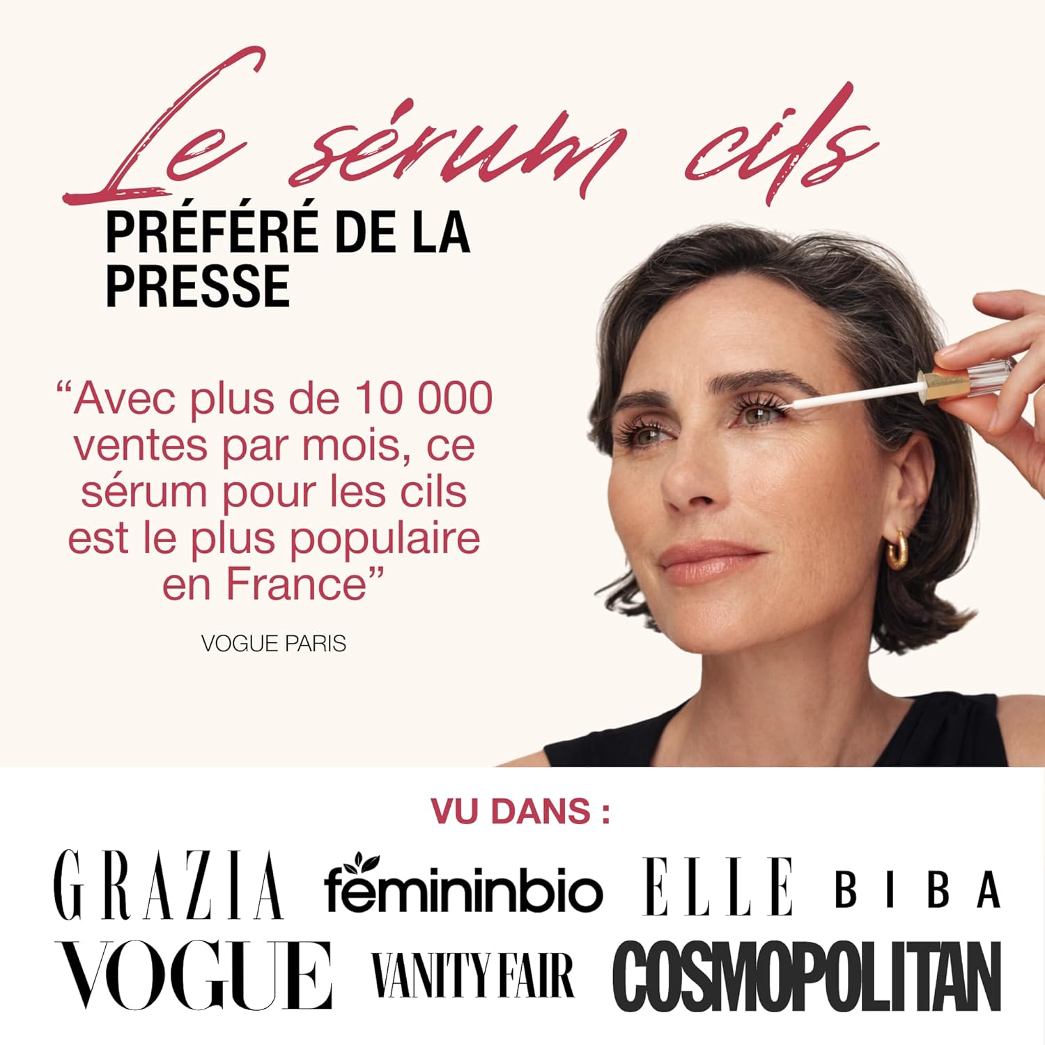 Thumbnail 2 de ROSELASH Nouvelle Formule Sérum de Croissance pour Cils – Effet long et fournis, fabriqué en France