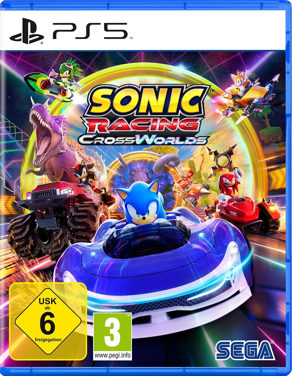 Detalle de Sonic Racing: CrossWorlds (PS5) – Rennen durch Zeit und Welten