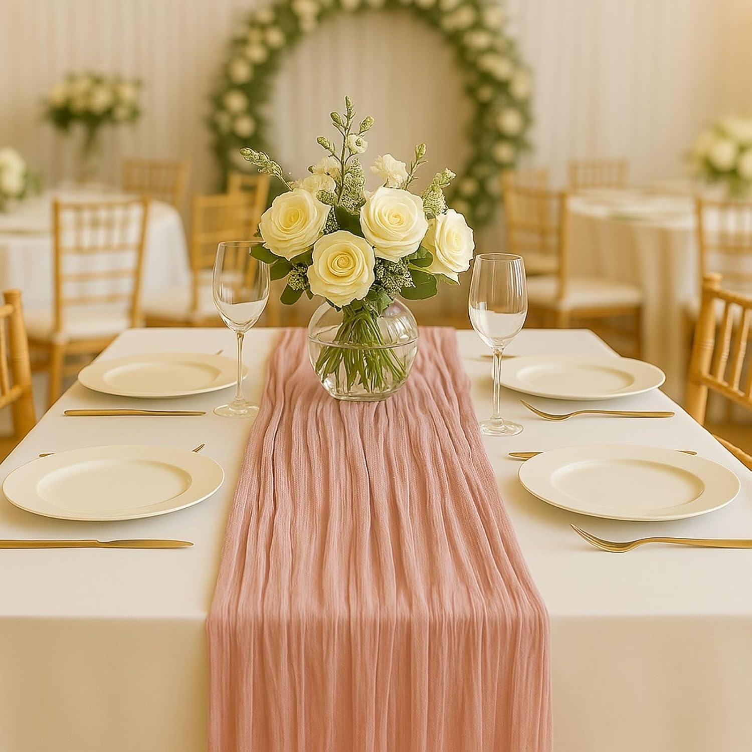 Thumbnail 6 de Cheesecloth Table Runner, 120-Inch