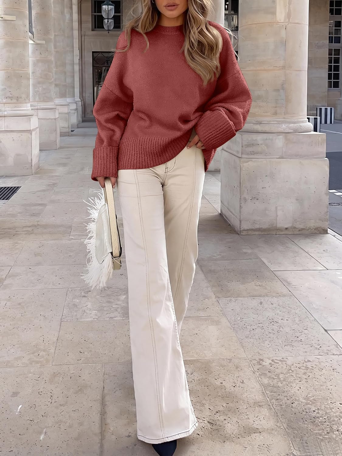 Detalle 2 de ANRABESS Women's Oversized Sweater