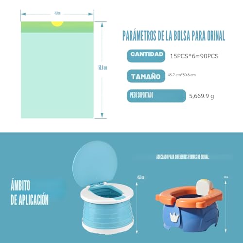 Thumbnail 5 de Bolsas PortáTiles de Viaje para Orinal Visator (90 uds) — cordón, compatibilidad amplia y limpieza sin complicaciones