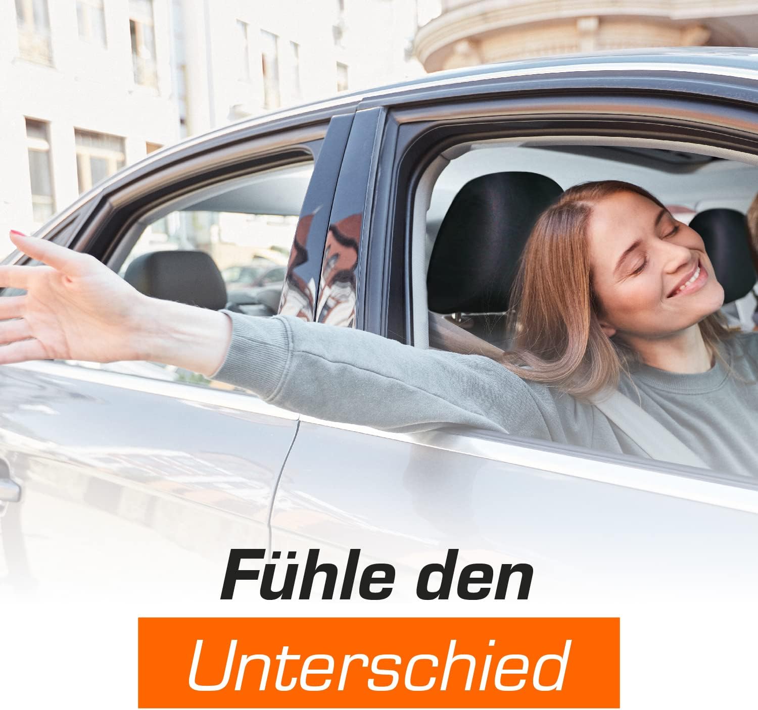 Thumbnail 4 de Upgrade4cars Kopfstützenbezug Set Schwarz