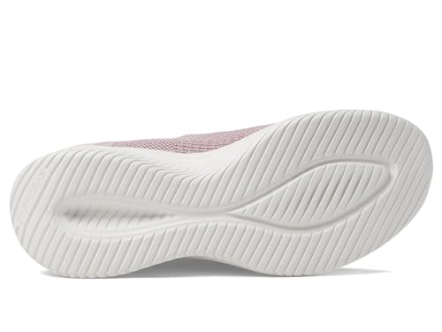 Detalle 2 de Skechers Ultra Flex 3.0 Smooth Step 👟 Mujer, Mauve Knit, 39.5 EU