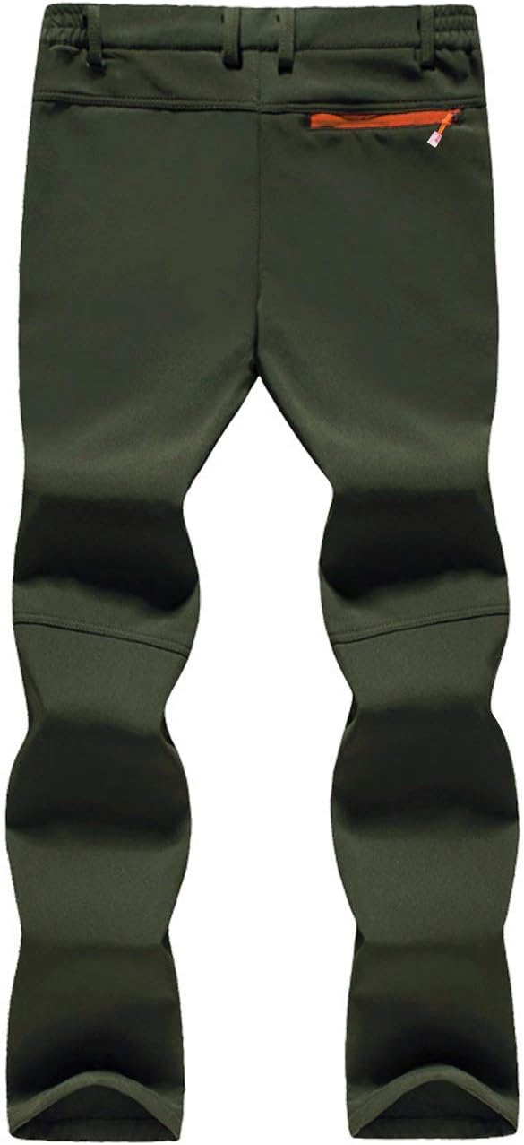 Detalle de TACVASEN outdoor winter trousers, fleece softshell