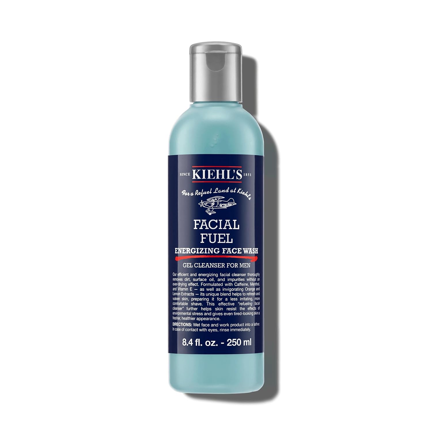 Detalle de Kiehl's 3700194719159 Facial Fuel Men's Face Wash with Caffeine and Menthol