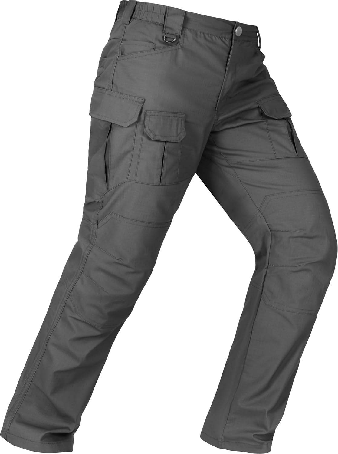 Detalle de Men's Tactical Pants Water Resistant Stretch Cargo Ripstop Pants for Outdoor Work and Hiking