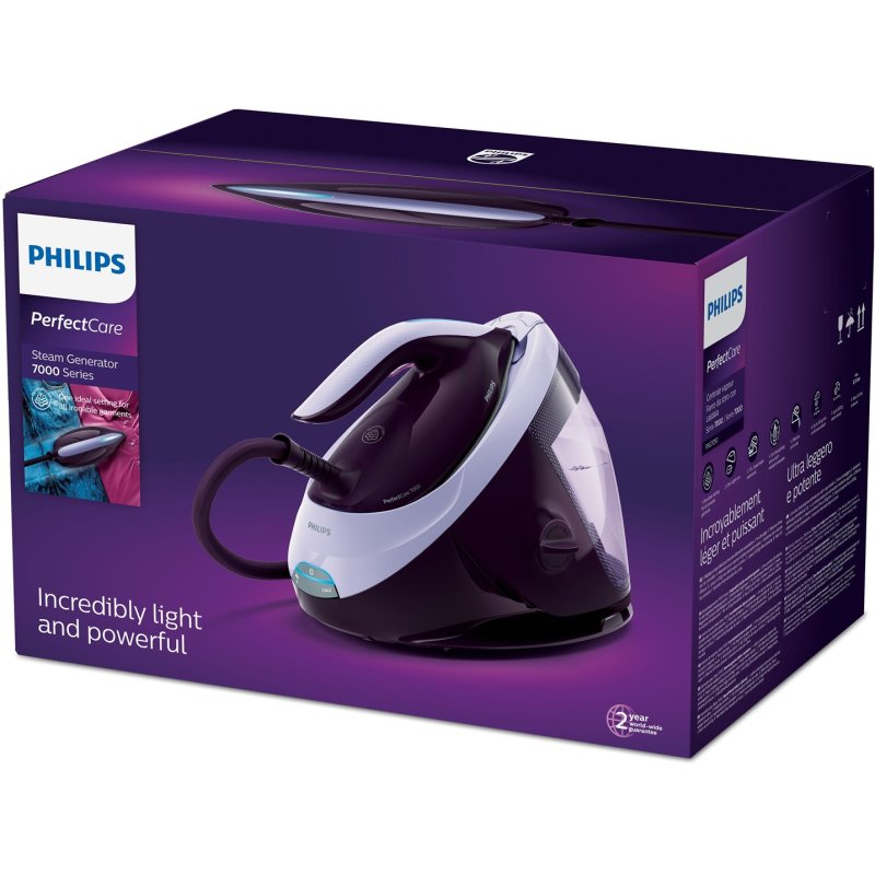 Detalle 2 de Philips 7000 Series PSG7050/30: estación de planchado a vapor 2100 W con suela SteamGlide Elite