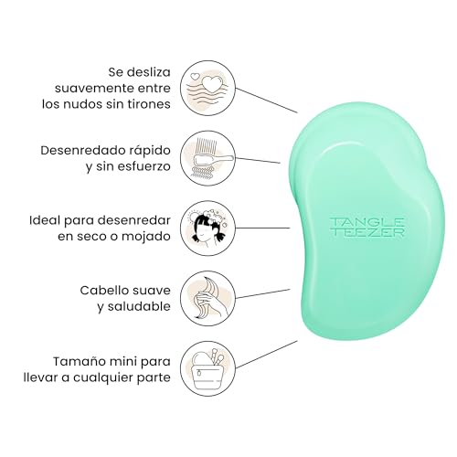 Thumbnail 4 de Tangle Teezer Mini Original — cepillo desenredante verde Paraíso