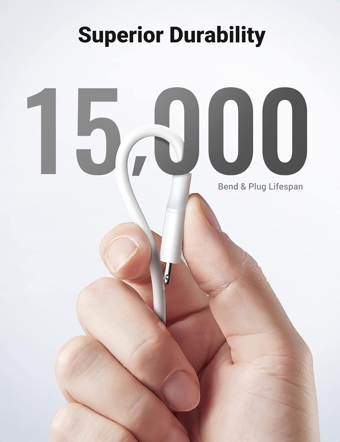 Detalle 2 de UGREEN USB-C to Lightning Cable, 1m, MFi Certified with 480Mbps Data Transfer