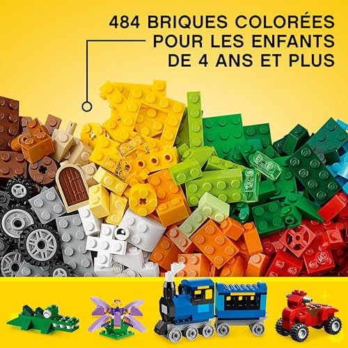 Detalle de LEGO 10696 Classic: La Boîte de Briques Créatives — 484 pièces, rangement et idées de construction