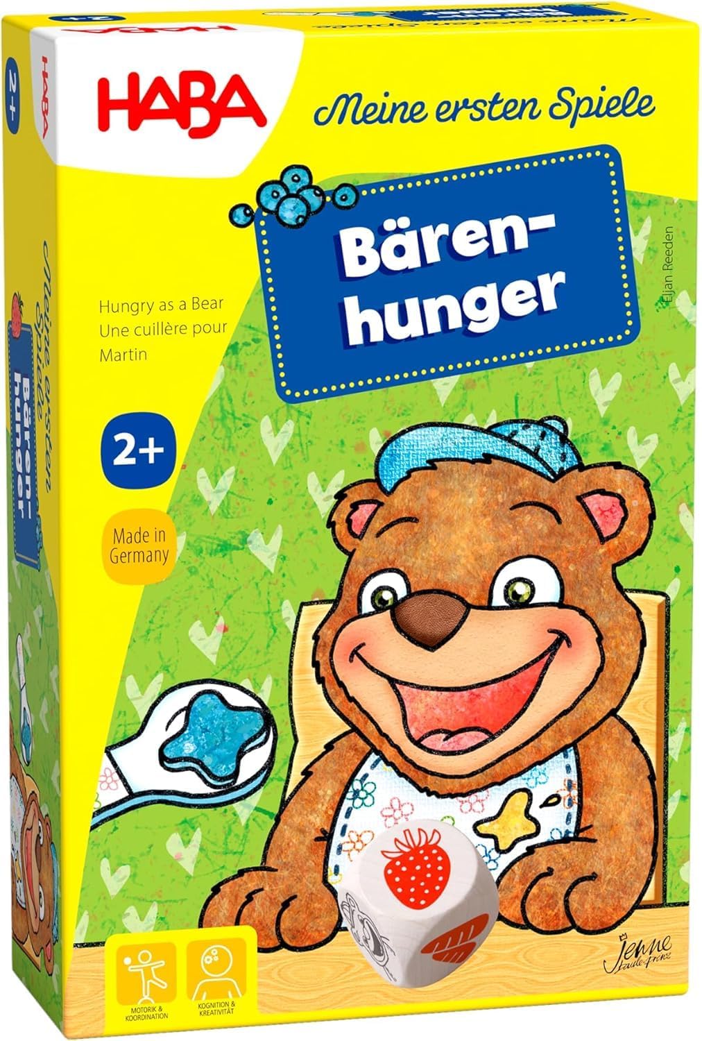 Detalle de HABA Meine ersten Spiele: Bärenhunger – Kinderspiel für 1–3 Spieler, ab 2 Jahren