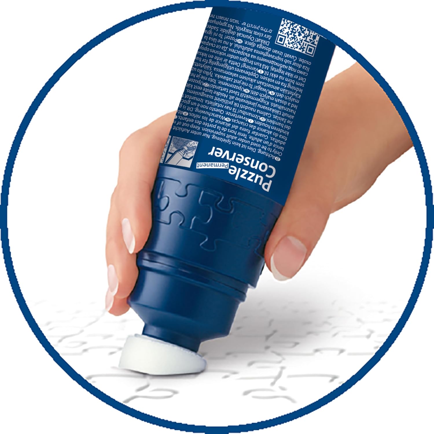 Detalle 2 de Ravensburger Puzzle Conserver Permanent – Transparent Kleber, 200 ml