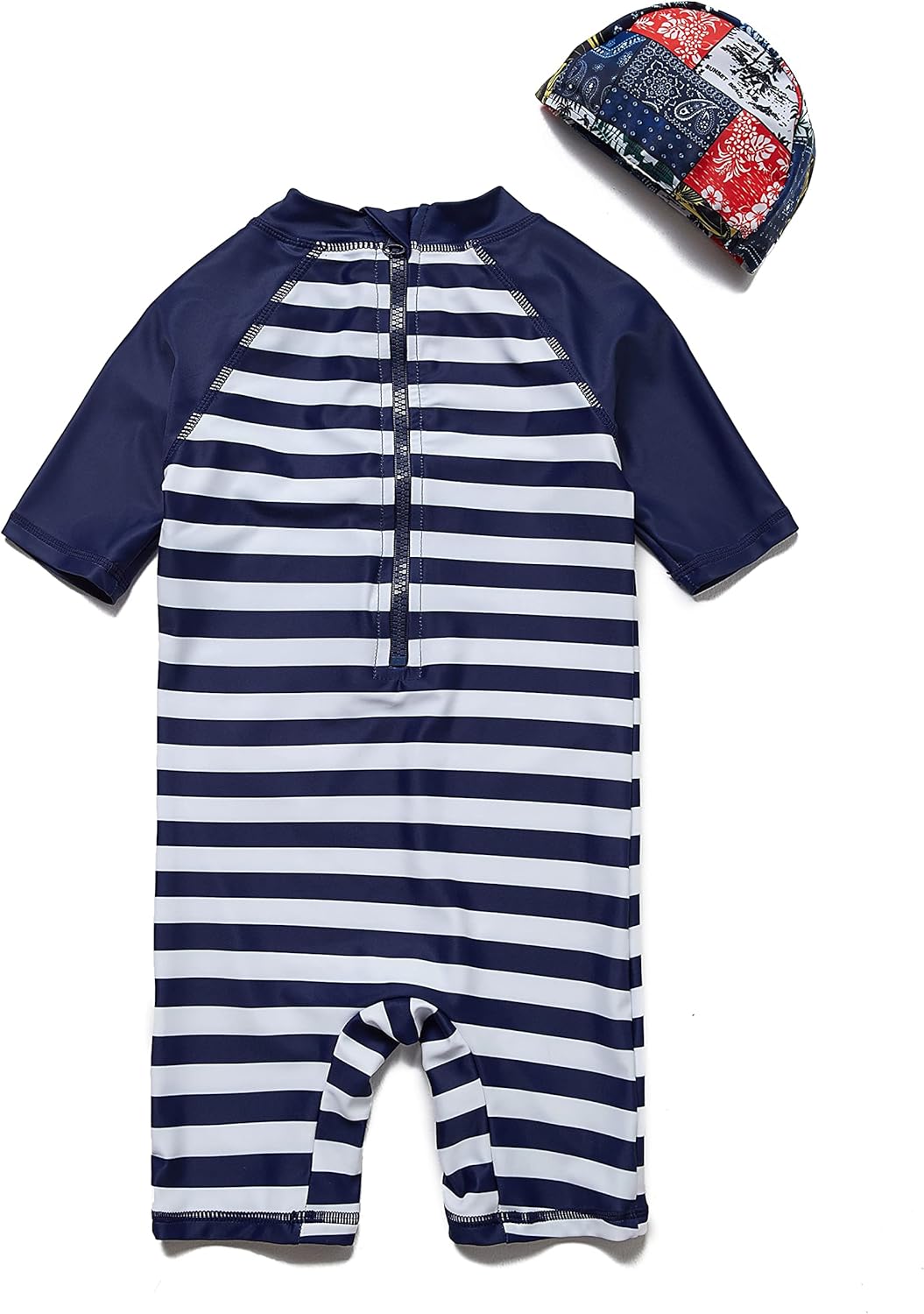 Thumbnail 3 de BONVERANO Baby Jungen UV-Schutz 50+ Badeanzug mit Reißverschluss (Kurzarm, 1-teilig)