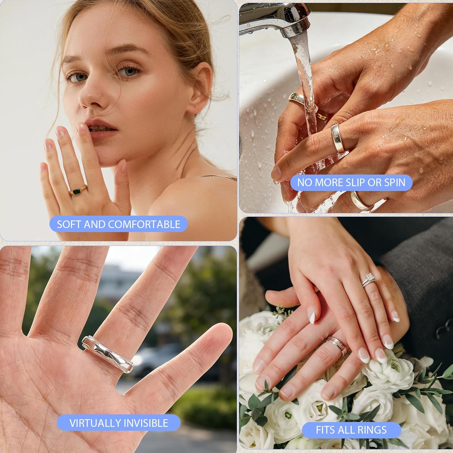 Detalle de Ramalto RAM RING 114 Ring Sizer Set, 114 Pieces in 3 Styles