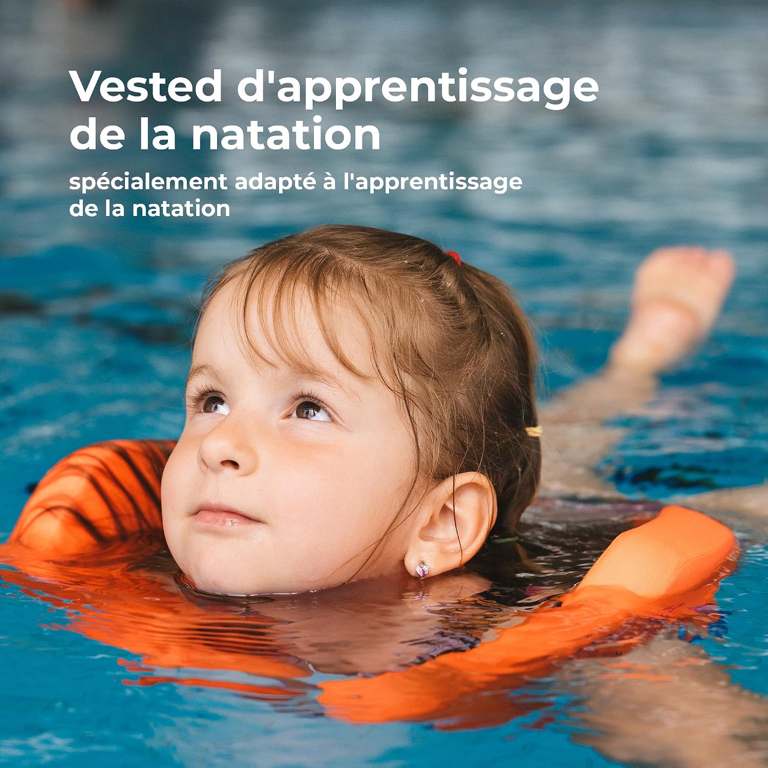 Detalle 2 de Flipper SwimSafe 1400 – Gilet de Sauvetage pour Enfants 11–30 kg avec Noyau en Mousse et Ajustement facile