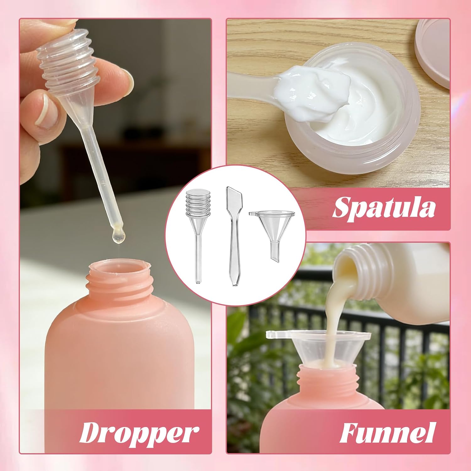 Thumbnail 4 de 18 Pack Travel Bottle Set for Toiletries: Leakproof, Refillable & Squeezable