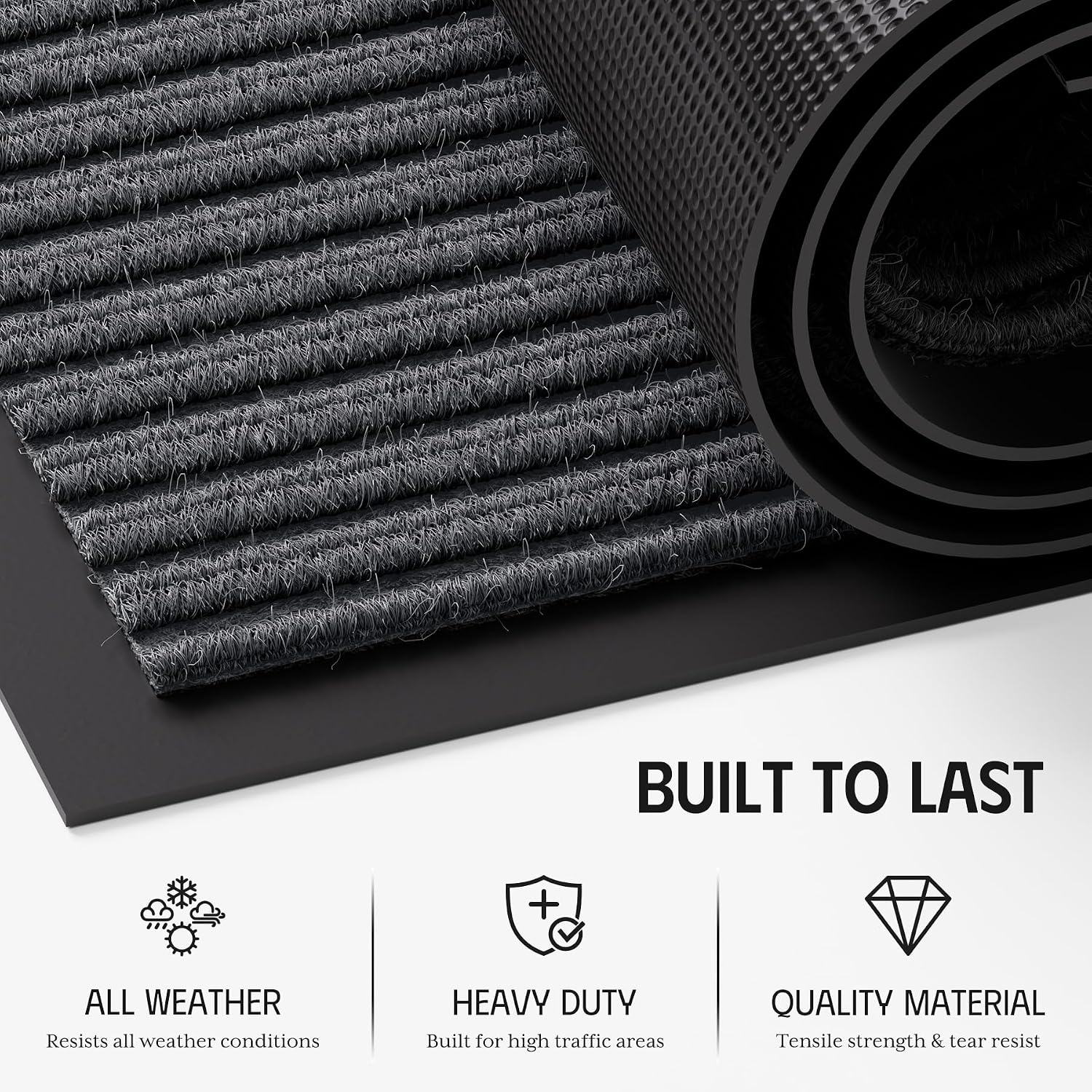 Detalle de EZ2LIVE Indoor Outdoor Doormat, 29.5 x 17