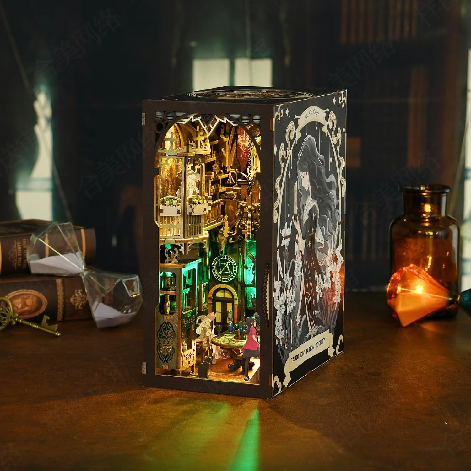 Detalle 2 de ETKVR Book Nook Kit DIY 3D Puzzle für Bücher