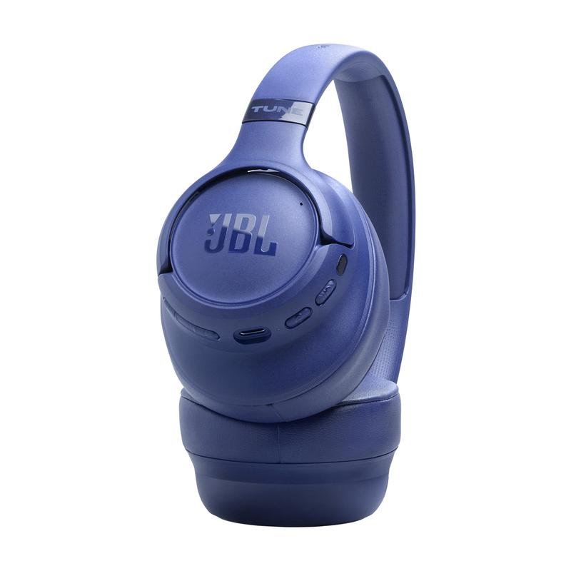 Detalle de JBL Tune 780NC: Auriculares inalámbricos con cancelación de ruido adaptativa y 76 h de autonomía (azul)