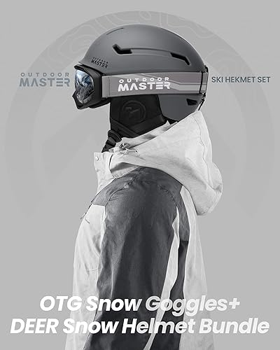 Thumbnail 6 de OutdoorMaster Ski Helmet Set with Goggles