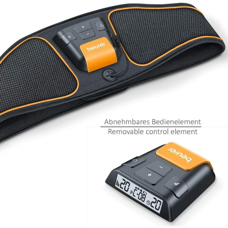 Detalle 2 de Beurer EM 37: Electroestimulador abdominal para entrenamiento complementario