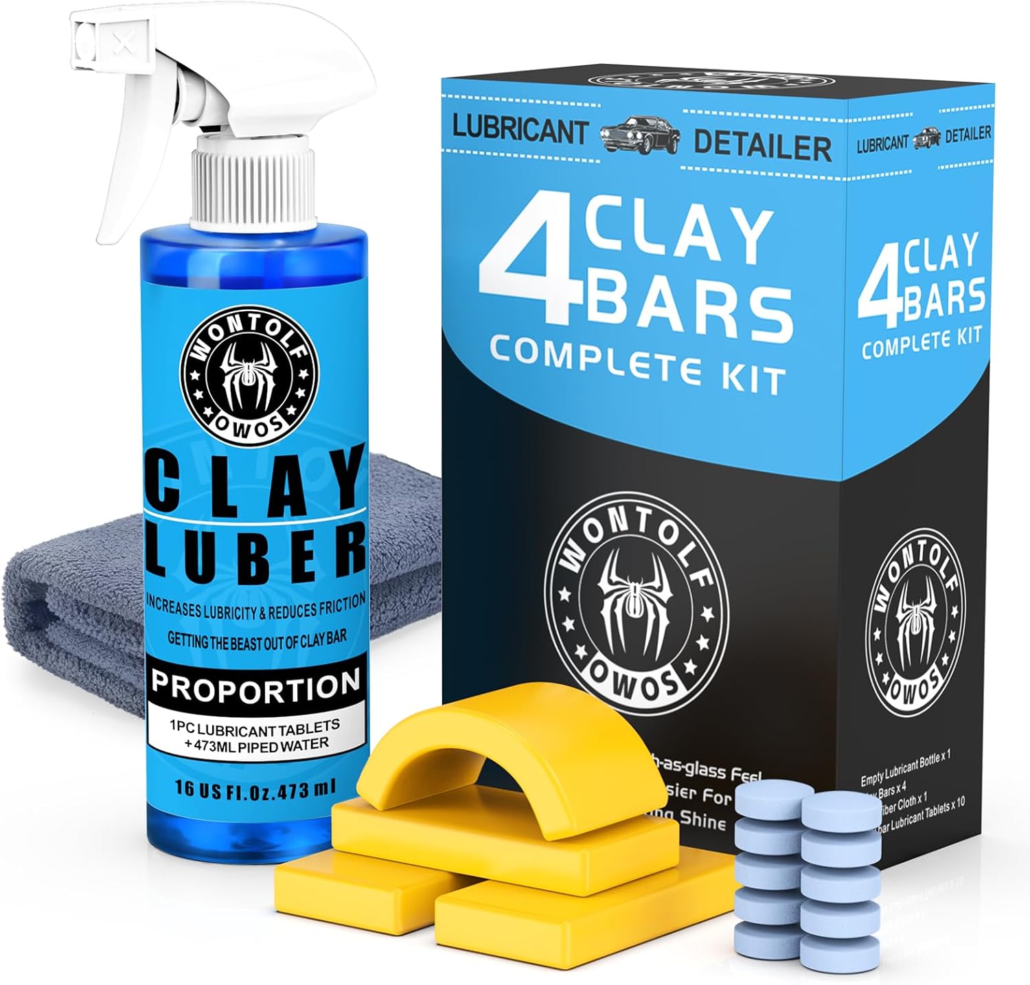 Detalle de Wontolf Clay Bar Kit for Auto Detailing