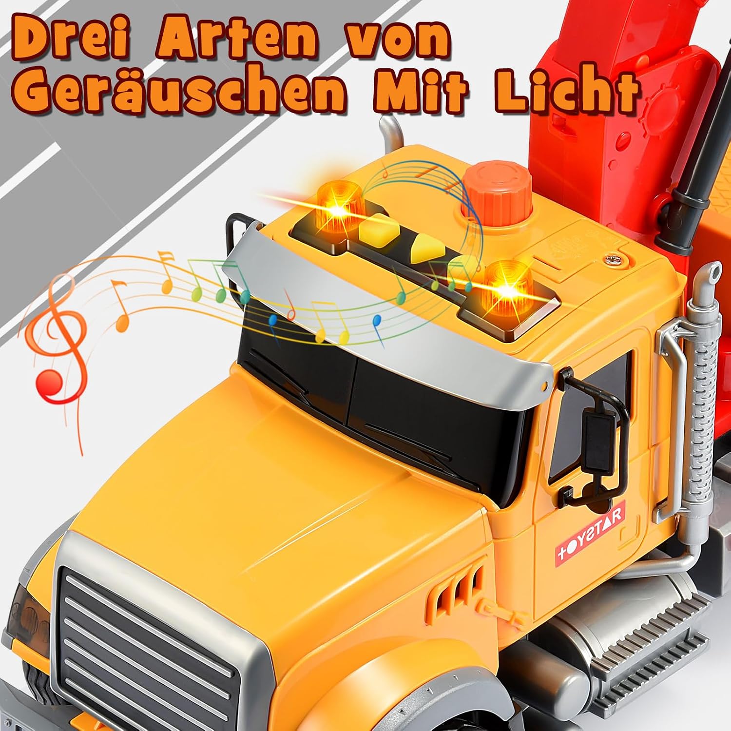 Detalle 2 de EUCOCO Abschleppwagen Spielzeug 1:16 ab 3